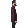 Dragstrip Kustom Checkered Lumber Jack Shirt in Black & Burgundy